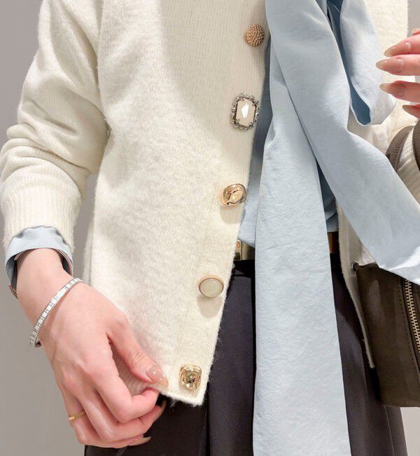NOLLEY'S「【TORRAZZO DONNA】【林(mayumi_nol)別注】ビジューカーディガン」|カーディガン|