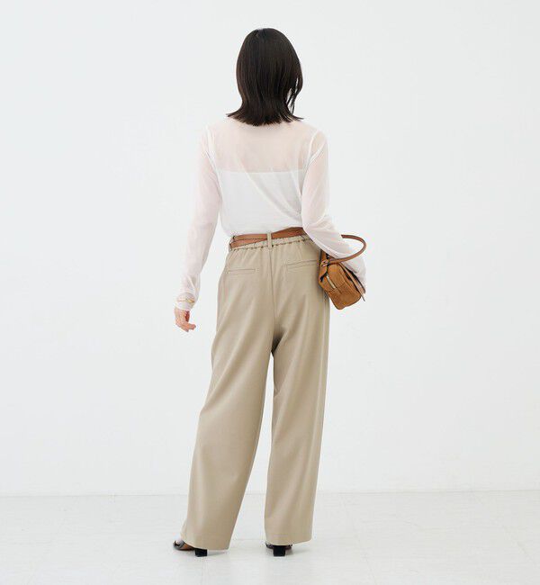 NOLLEY'S sophi「ウォッシャブルサーモサキソニーワイドパンツ」|その他|