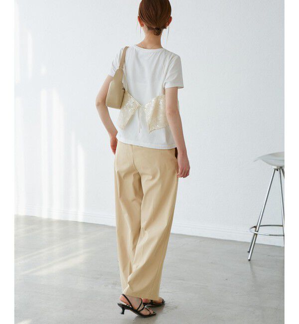 Rope&rsquo;Picnic「スパンコールビスチェ付きカットトップス」|Tシャツ・カットソー|