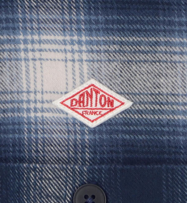 DANTON「DANTON | フランネル レギュラーカラー長袖シャツ WOMEN」|シャツ・ブラウス|