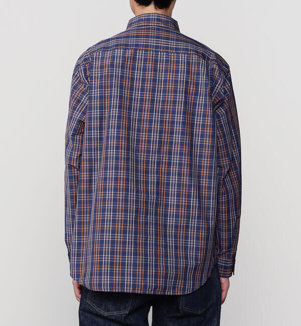 DANTON「DANTON | ナイロンタフタ レギュラーカラー長袖シャツ MEN」|シャツ・ブラウス|