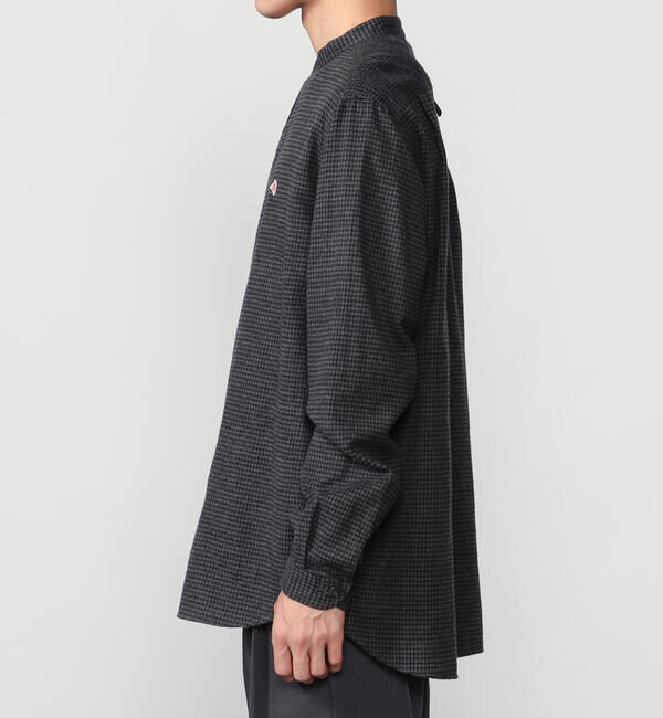 DANTON「DANTON | コットンフランネル バンドカラーシャツ CHECK MEN」|シャツ・ブラウス|