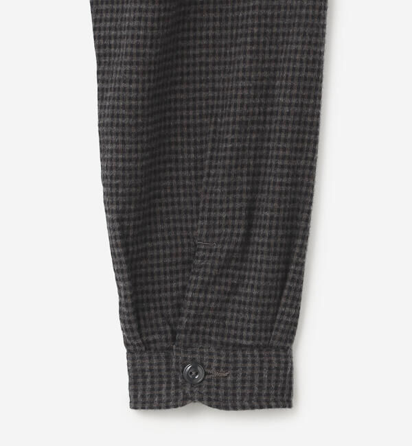 DANTON「DANTON | コットンフランネル バンドカラーシャツ CHECK MEN」|シャツ・ブラウス|