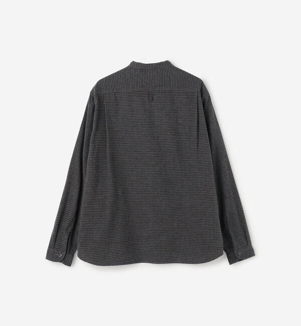 DANTON「DANTON | コットンフランネル バンドカラーシャツ CHECK WOMEN」|シャツ・ブラウス|