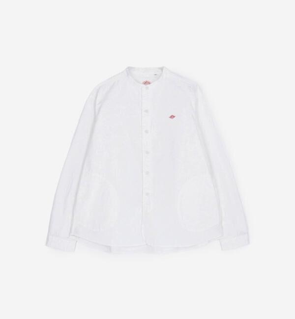 DANTON「DANTON | オックスフォード バンドカラーシャツ SOLID WOMEN」|シャツ・ブラウス|