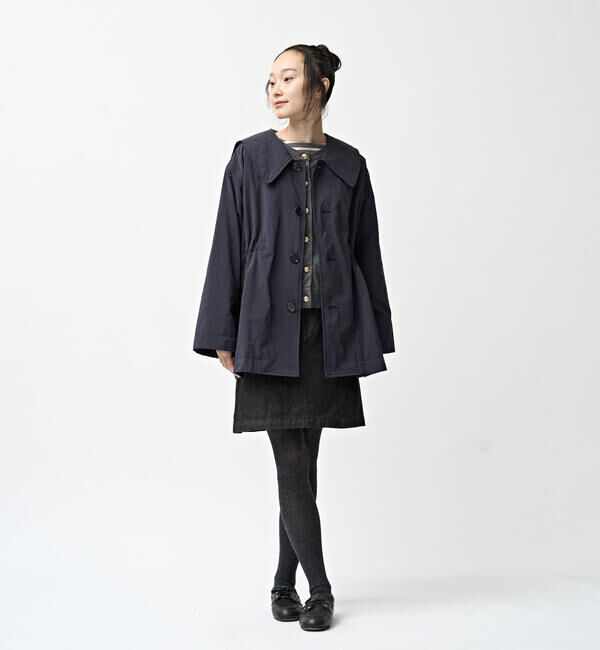 ORCIVAL「ORCIVAL | ツイル セーラーカラーブルゾン WOMEN」|ブルゾン・スタジャン|