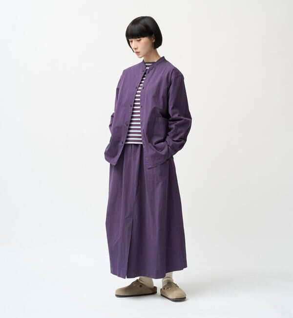 ORCIVAL「ORCIVAL | コットンツイル スタンドカラー長袖シャツ WOMEN」|シャツ・ブラウス|