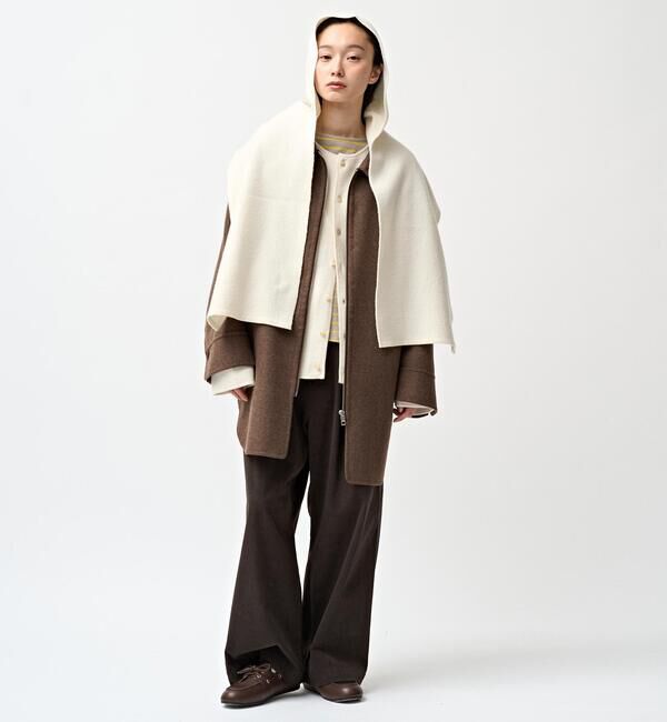 ORCIVAL「ORCIVAL | ウールジャージー ニットスカーフフーディ UNISEX」|マフラー|