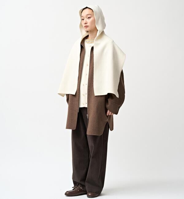 ORCIVAL「ORCIVAL | ウールジャージー ニットスカーフフーディ UNISEX」|マフラー|