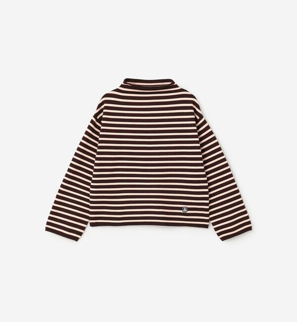 ORCIVAL「ORCIVAL | モックネック ボーダーニットプルオーバー WOMEN」|ニット・セーター|