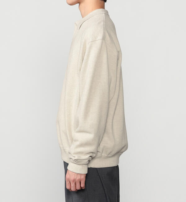  「crepuscule | スキッパー ポロニット MEN」|ニット・セーター|