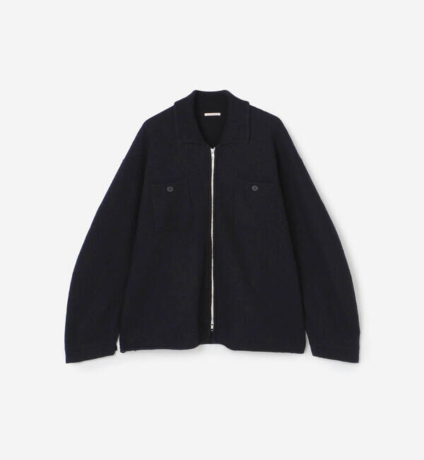  「RYE TENDER | 〈別注〉ウール ニットシャツジャケット MEN」|ニット・セーター|