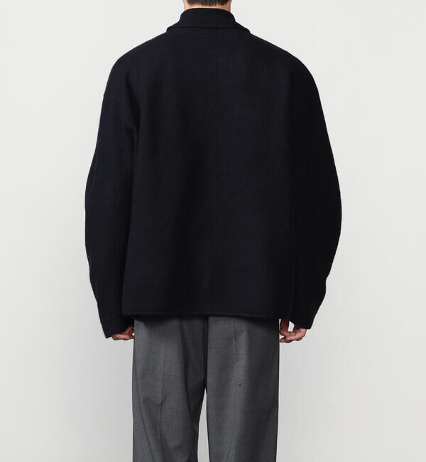  「RYE TENDER | 〈別注〉ウール ニットシャツジャケット MEN」|ニット・セーター|