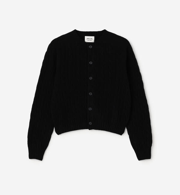 Morris & Sons「MORRIS & SONS | ジーロンラム ケーブルニットカーディガン WOMEN」|ニット・セーター|