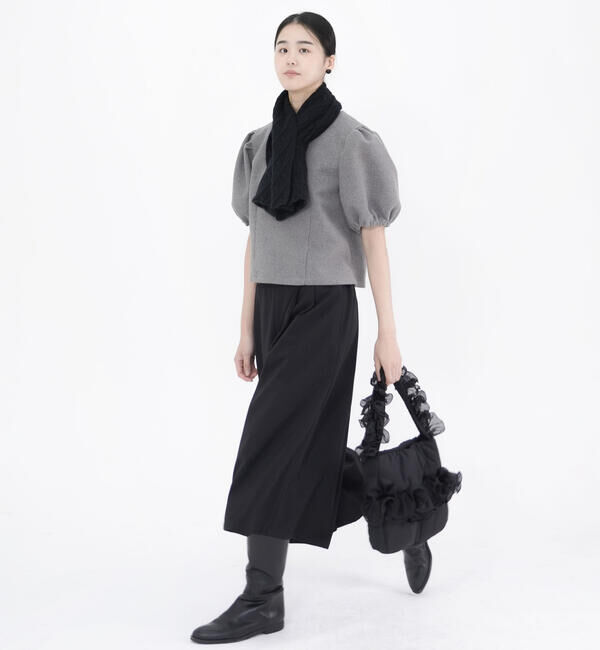  「eunoia | 2タック バミューダパンツ WOMEN」|その他|