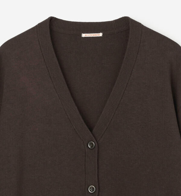  「RYE TENDER | 〈別注〉コットンカシミヤ ニットカーディガン MEN」|ニット・セーター|