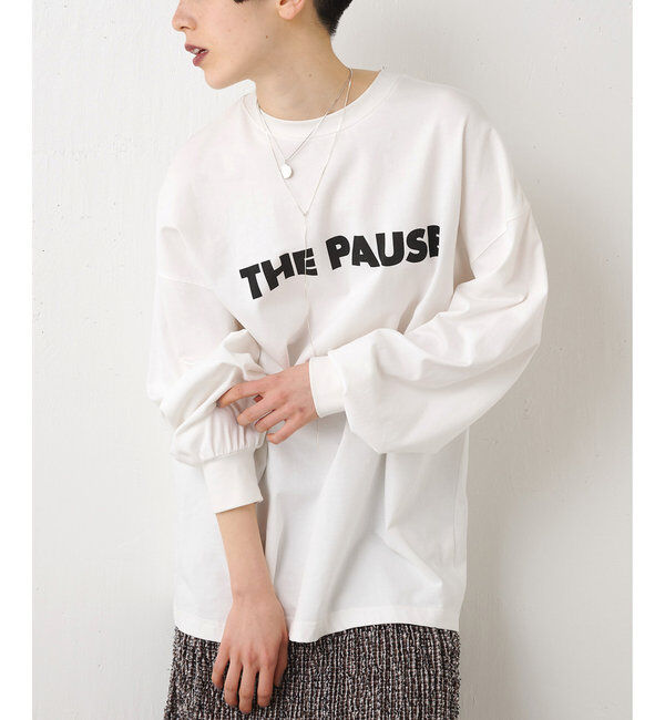 THE PAUSE「【THE PAUSE】THE PAUSEロングスリーブTシャツ」|Tシャツ・カットソー|