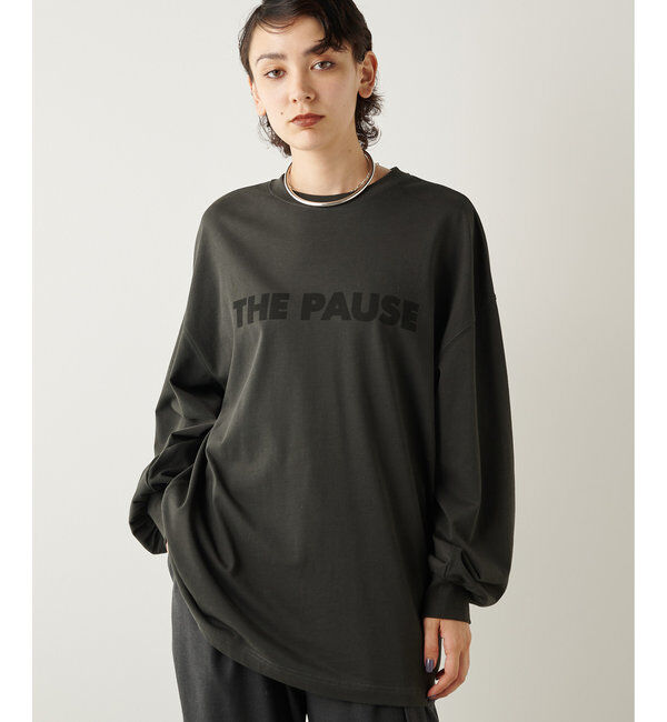 THE PAUSE「【THE PAUSE】THE PAUSEロングスリーブTシャツ」|Tシャツ・カットソー|