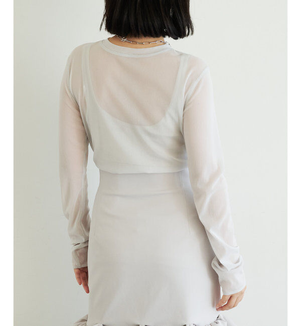  「【La nature linge】シアーチュールプルオーバー」|Tシャツ・カットソー|