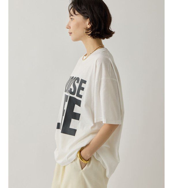  「【KATHARINE HAMNETT】スローガンTシャツ」|Tシャツ・カットソー|