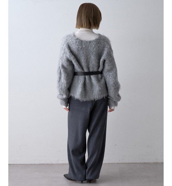THE PAUSE「〈WEB限定〉【THE PAUSE】シャギーVネックプルオーバー」|ニット・セーター|