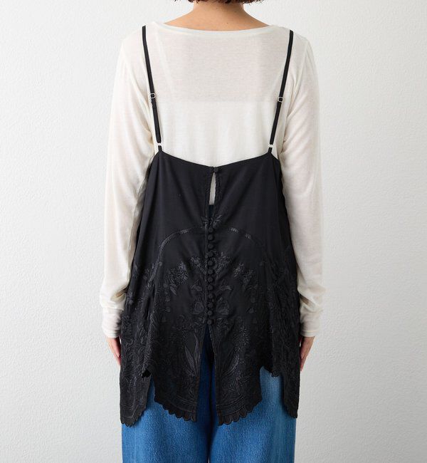 「【a Nice】スカラ刺繍キャミソール」|シャツ・ブラウス|