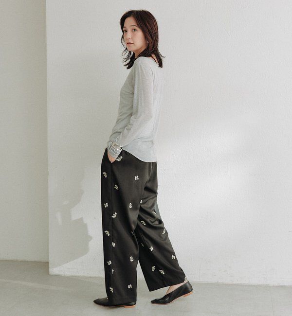  「シルクカシミヤブレンドボートT」|Tシャツ・カットソー|