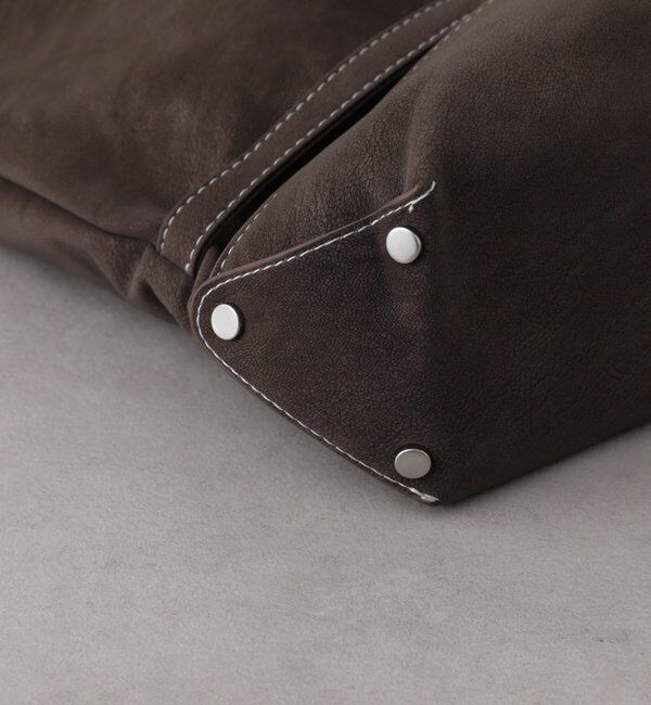  「【WEB限定】フェイクスウェードベルトBAG」|トートバッグ|