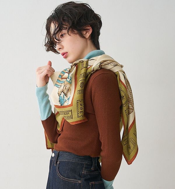 collex「【manipuri/マニプリ】ワンダーランド ウールシルクストール 大判 イラス」|マフラー|