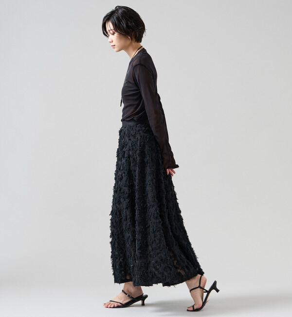 Liesse「シアーチュールロングTシャツ」|Tシャツ・カットソー|