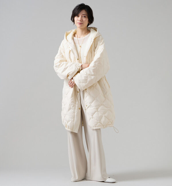 Liesse「《別注》【TAION&times;Liesse】フード付きロングダウンコート」|ダウン|