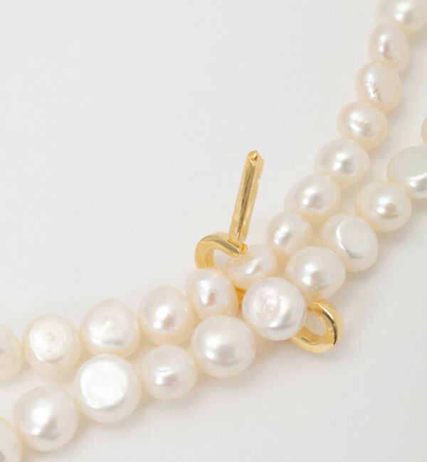 Liesse「《別注》【EO/イオ】PEARL LARIAT NECKLACE 100cm」|ネックレス|