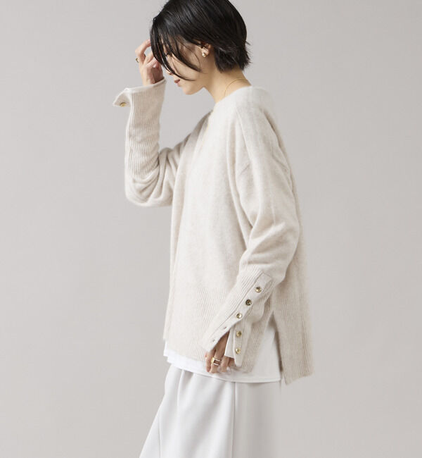Liesse「《定番》フォックスウールワイドニット」|ニット・セーター|