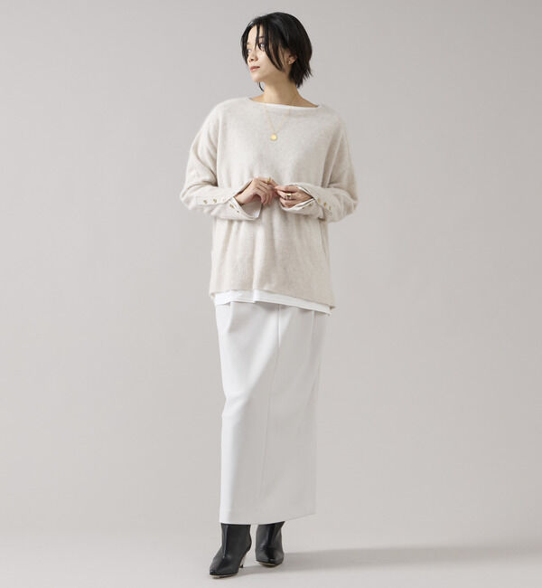 Liesse「《定番》フォックスウールワイドニット」|ニット・セーター|