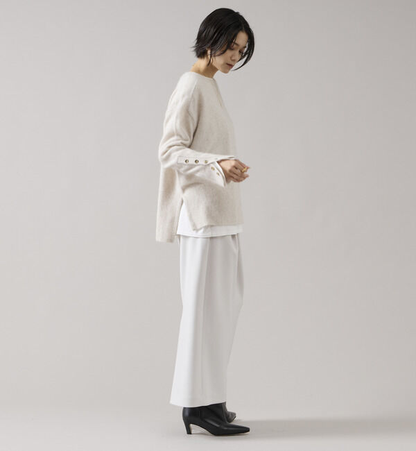 Liesse「《定番》フォックスウールワイドニット」|ニット・セーター|