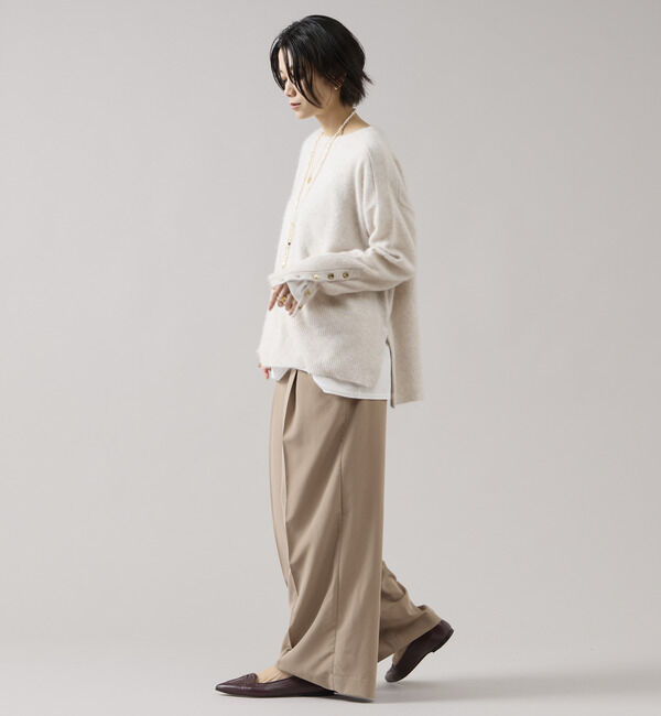 Liesse「《定番》フォックスウールワイドニット」|ニット・セーター|