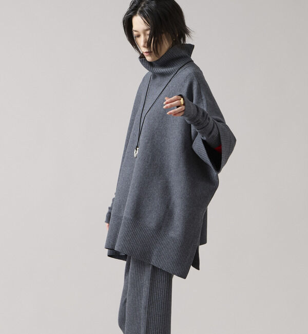 Liesse「【大草直子さんコラボ】2WAYケープジップニット（セットアップ可/店舗限定カラーあり）」|ニット・セーター|
