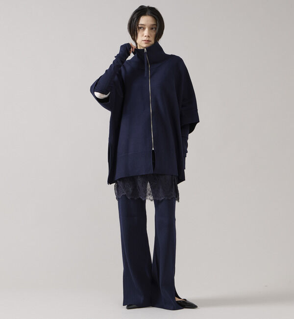 Liesse「【大草直子さんコラボ】2WAYケープジップニット（セットアップ可/店舗限定カラーあり）」|ニット・セーター|