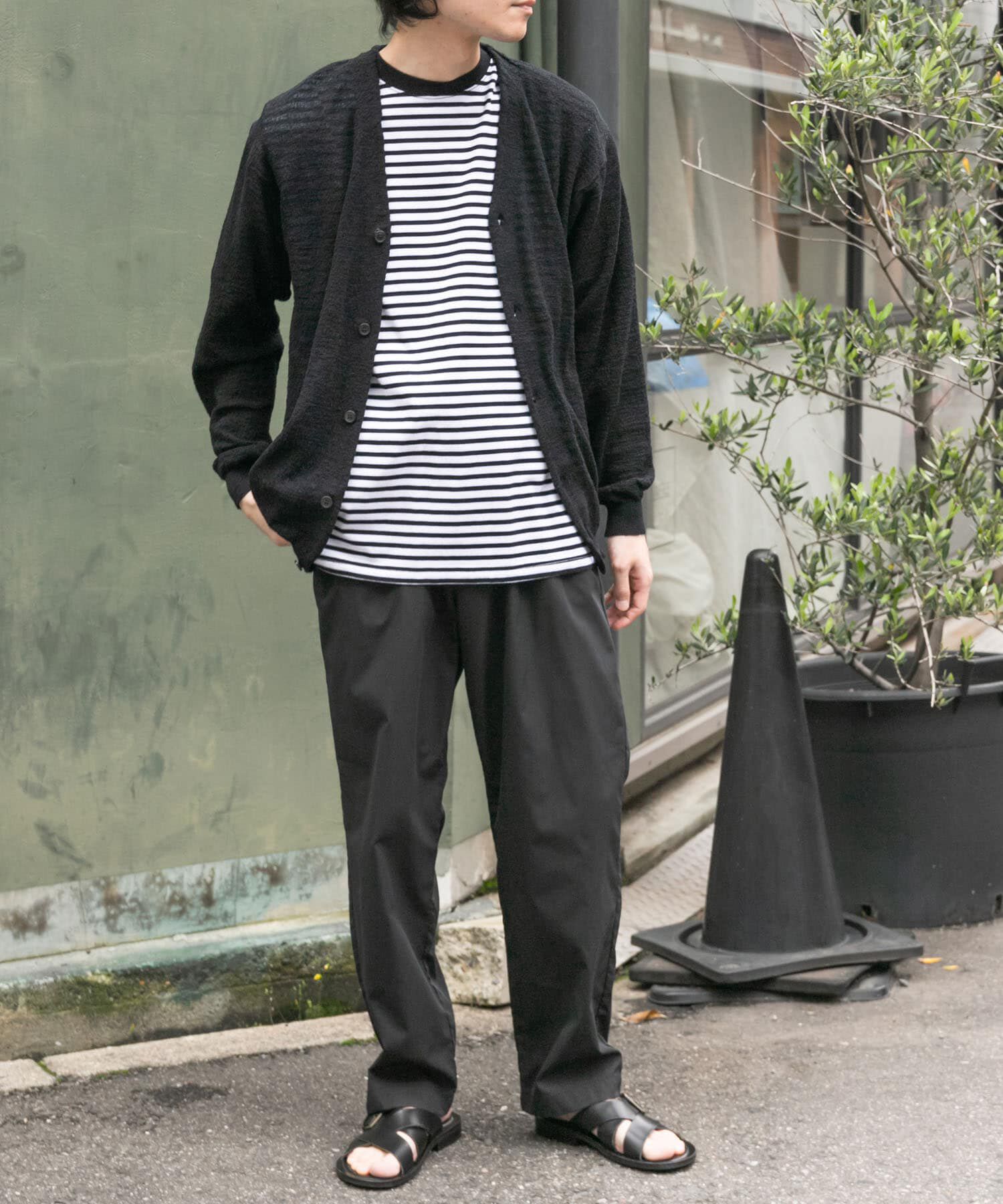 URBAN RESEARCH DOORS「FORK&SPOON　PEウォッシャブルニットカーディガン」|カーディガン|