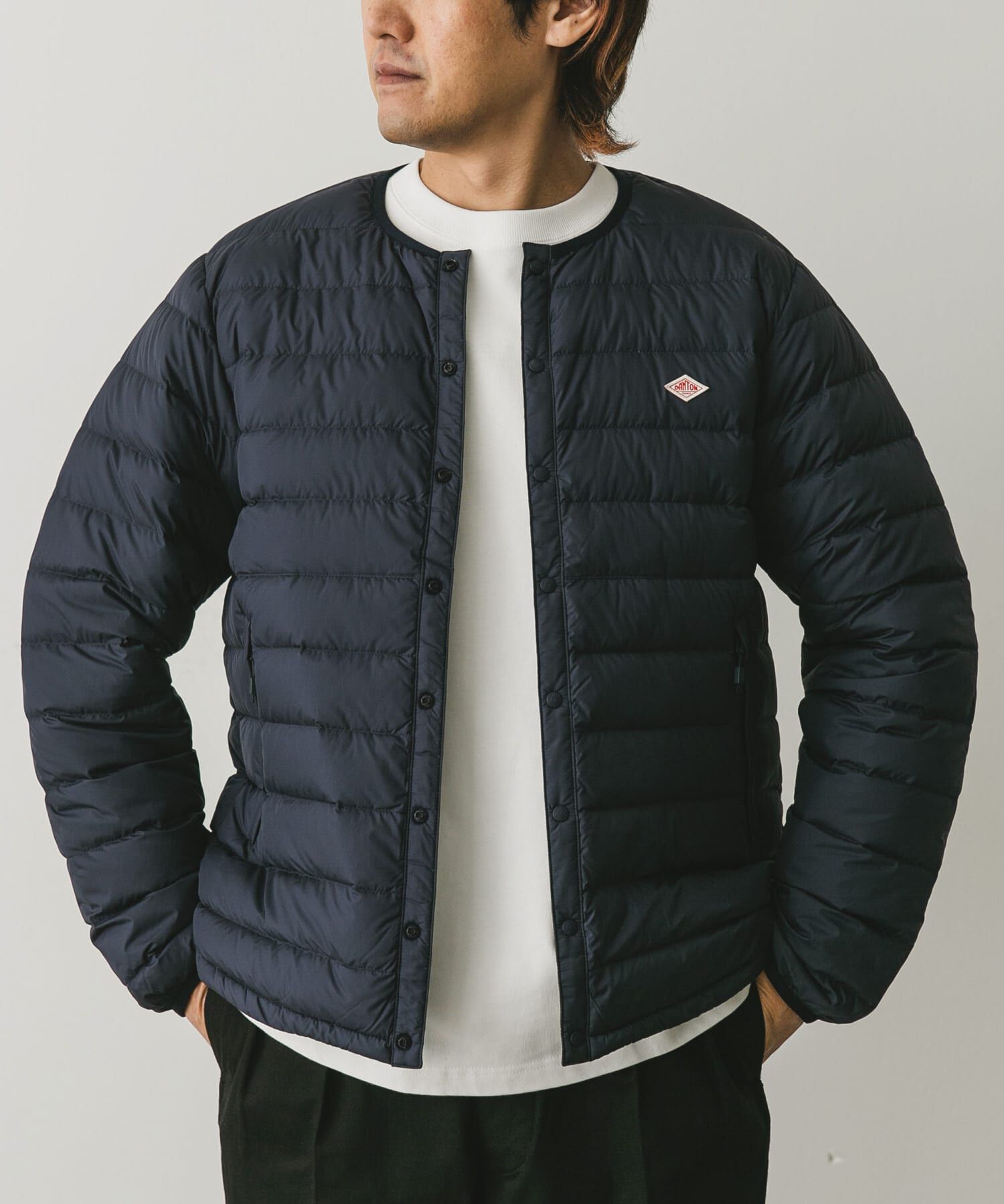 URBAN RESEARCH DOORS「DANTON　INNER DOWN CREWNECK JACKET」|ダウン|