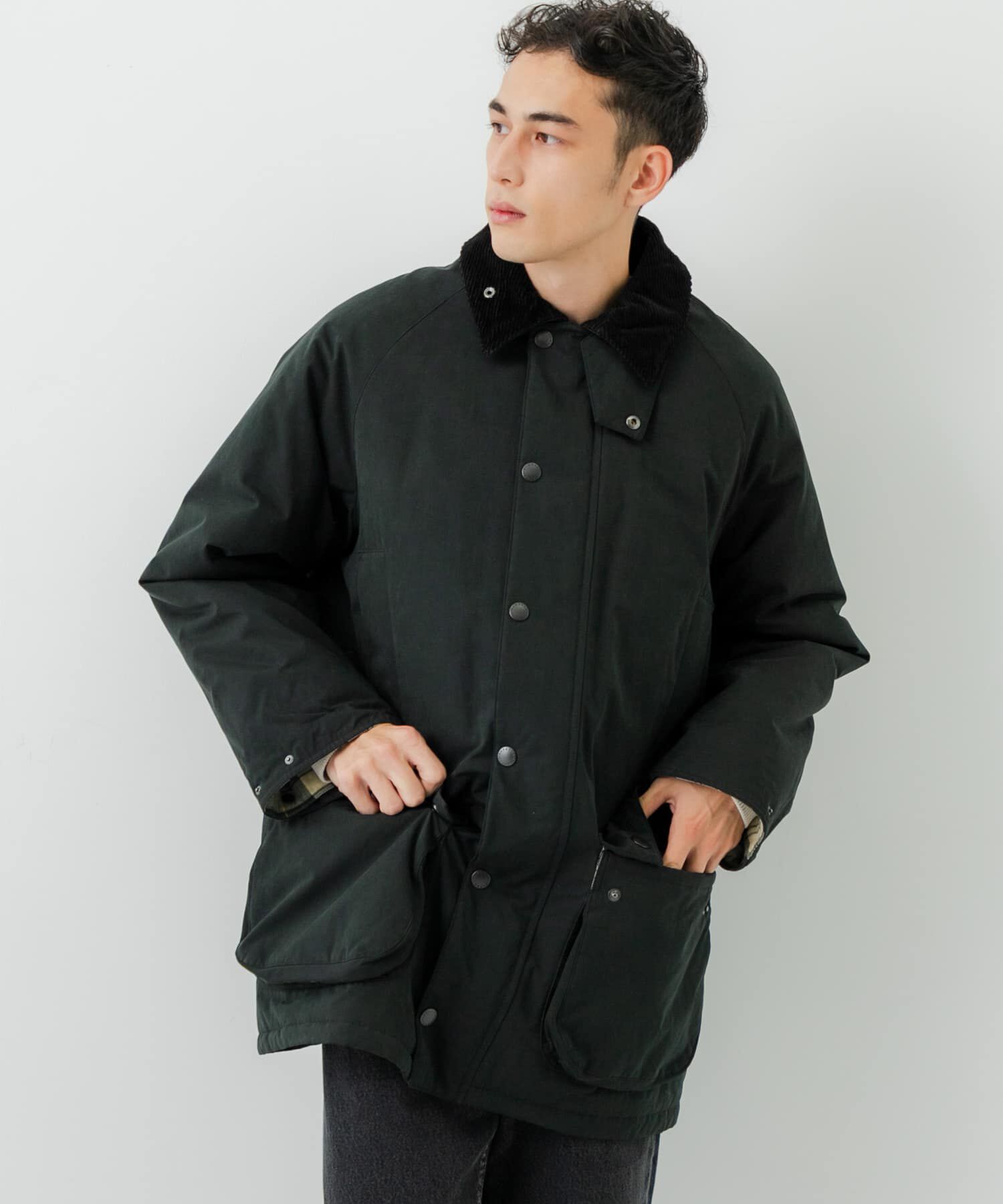 URBAN RESEARCH「『別注』Barbour / URBAN RESEARCH　PADDED OS BEAUFORT」|ノーカラーコート|