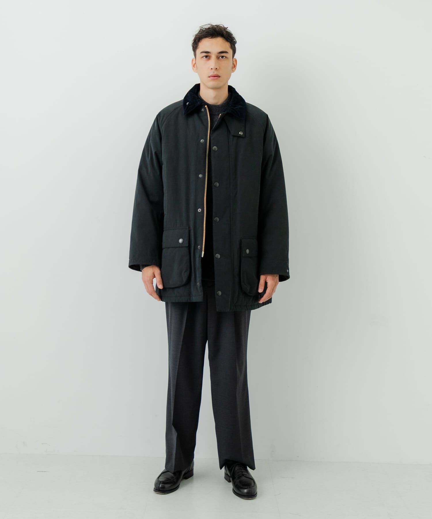 URBAN RESEARCH「『別注』Barbour / URBAN RESEARCH　PADDED OS BEAUFORT」|ノーカラーコート|