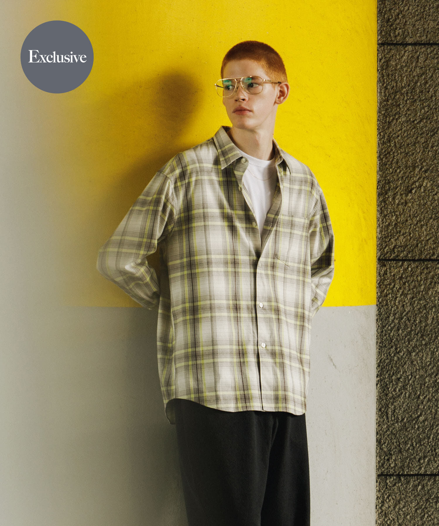 URBAN RESEARCH「『別注』OUTDOOR EXCHANGE&times;URBAN RESEARCH　シャギーチェックシャツ」|シャツ・ブラウス|