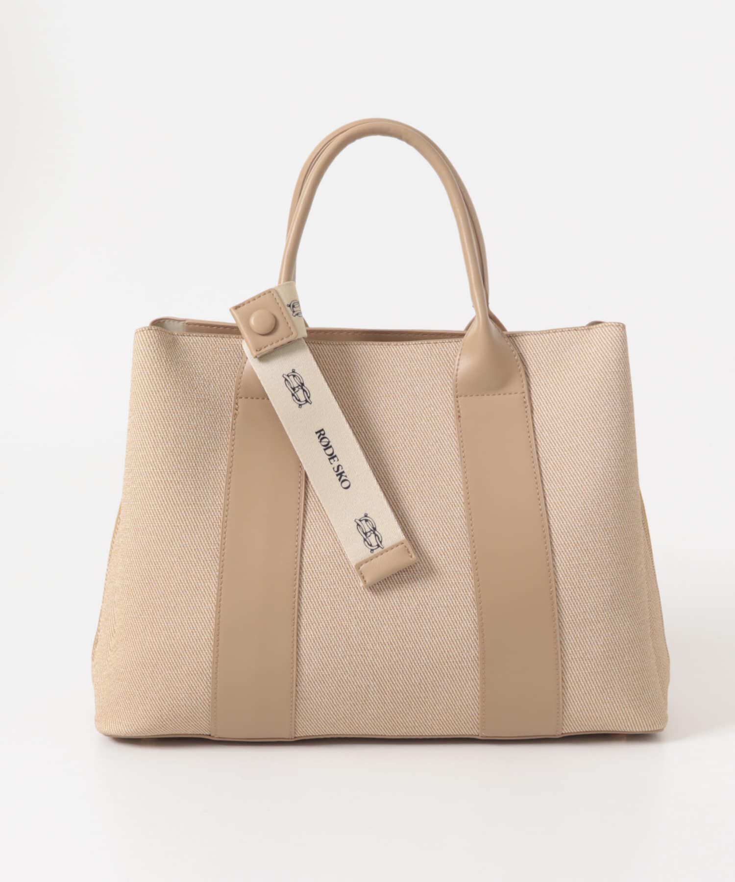 RODE SKO「『Lサイズ』ロゴリボン付A4トートバッグ」|トートバッグ|