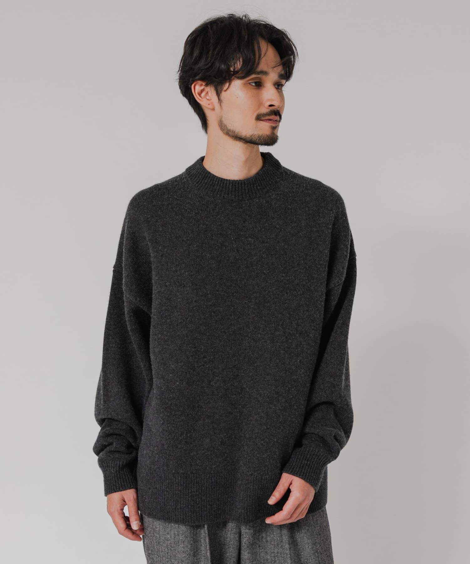 URBAN RESEARCH「new basic　WOOL CASHMERE CHUNKY SWEATER」|ニット・セーター|