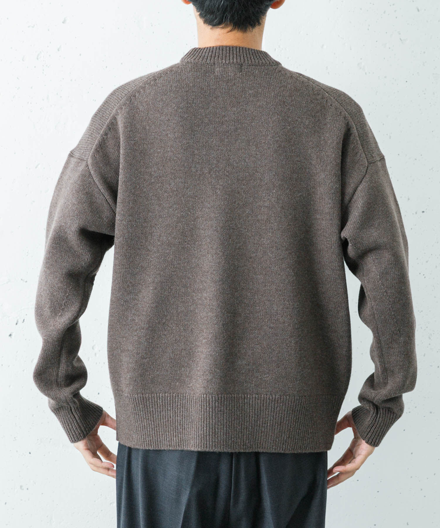 URBAN RESEARCH「new basic　WOOL CASHMERE CHUNKY SWEATER」|ニット・セーター|
