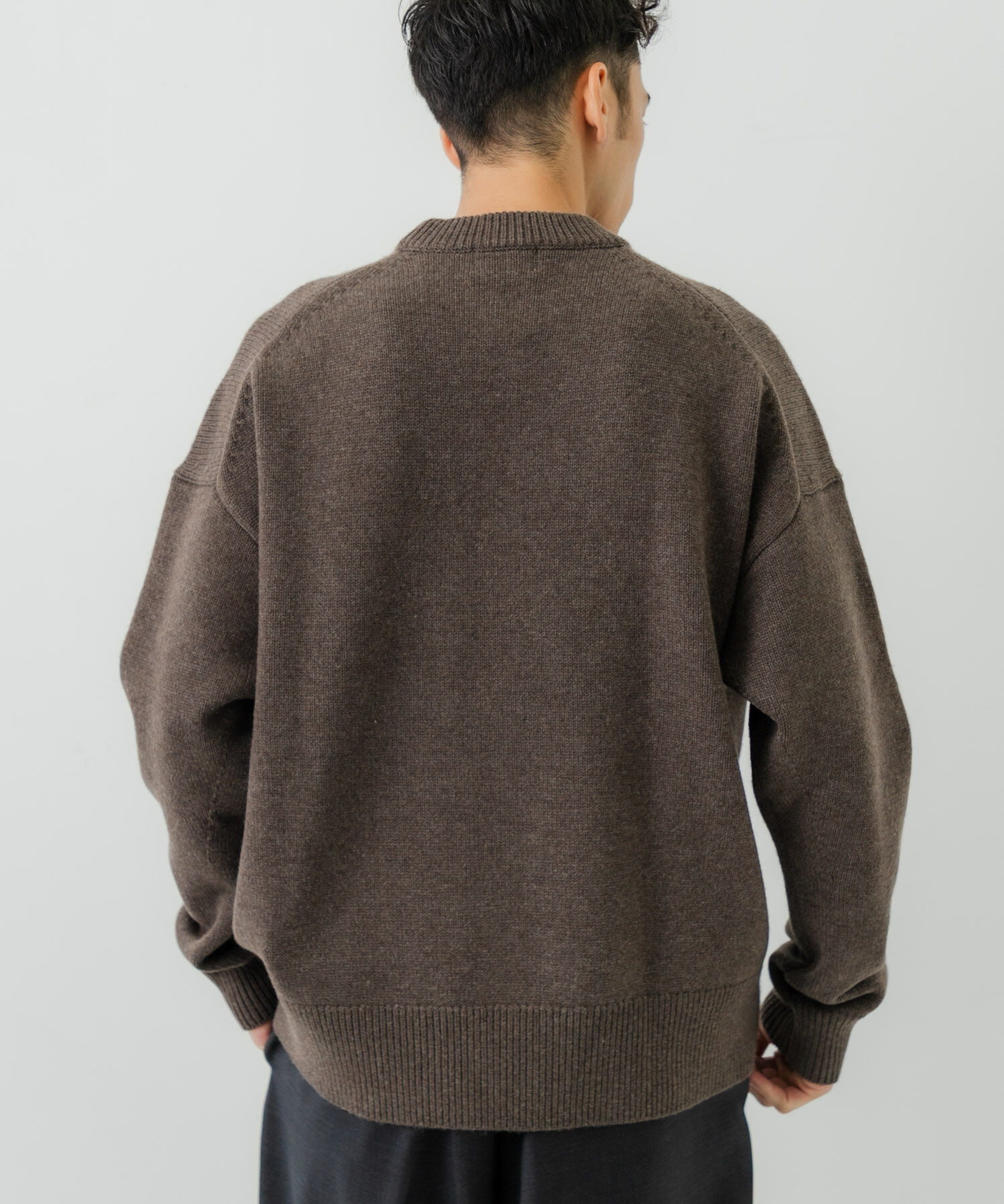 URBAN RESEARCH「new basic　WOOL CASHMERE CHUNKY SWEATER」|ニット・セーター|