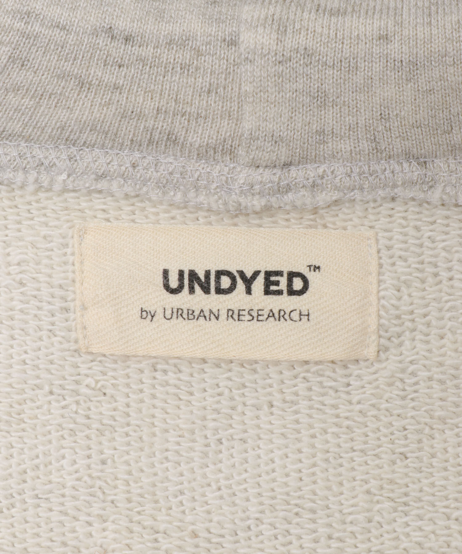 URBAN RESEARCH「UNDYED SWEAT F/Z PARKA」|パーカー|