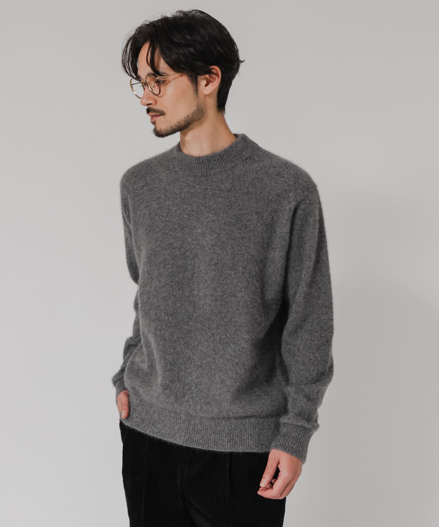 URBAN RESEARCH「FOX CASHMERE CREW-NECK KNIT」|ニット・セーター|