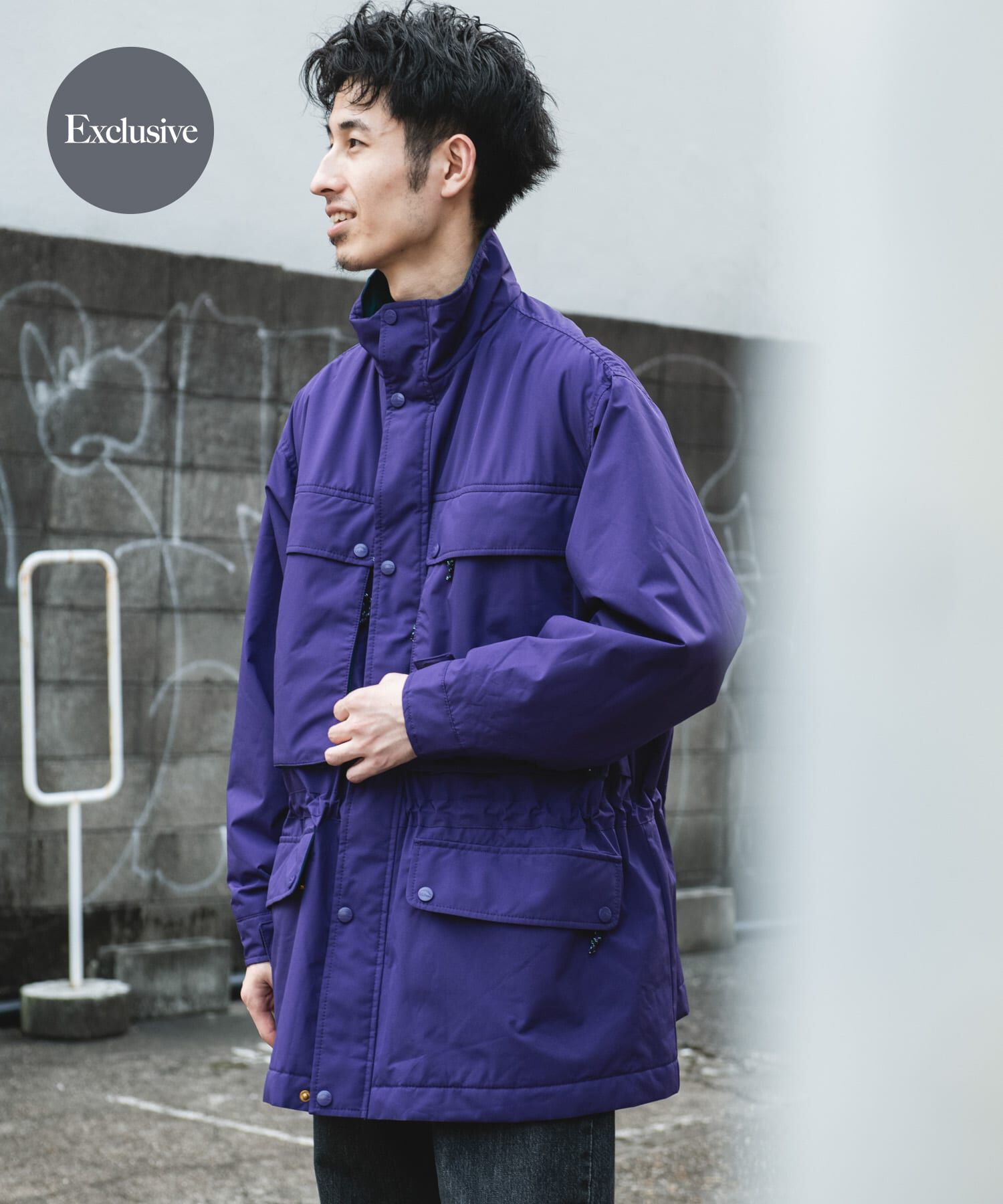 URBAN RESEARCH DOORS「『別注』L.L.Bean JAPAN EDITION&times;DOORS　Northcol Parka」|ダウン|パープル